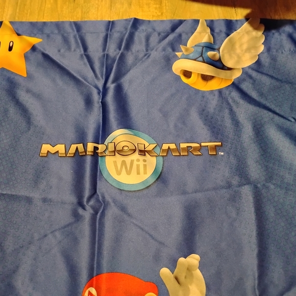 Nintendo Blue Mario Kart Curtains - Picture 4 of 8